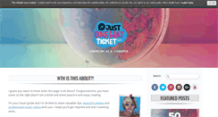 Desktop Screenshot of justonewayticket.com