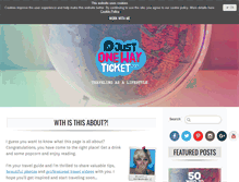 Tablet Screenshot of justonewayticket.com